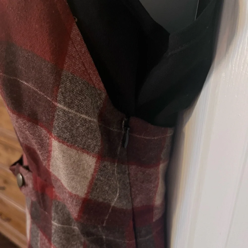 Pendleton Red and Black Plaid Mini Dress - Picture 4 of 8
